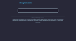 Desktop Screenshot of ibstagram.com